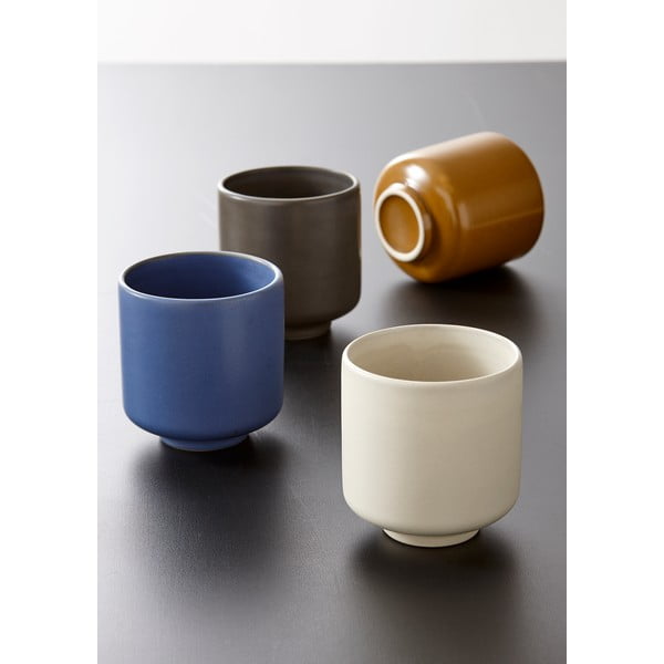 Crna šalica od kamenine 250 ml Cafe Kora - Ladelle-image-1