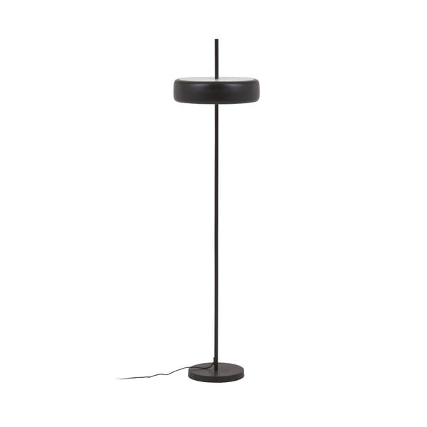 Crna podna lampa s metalnim sjenilom (visina 183 cm) Francisca - Kave Home