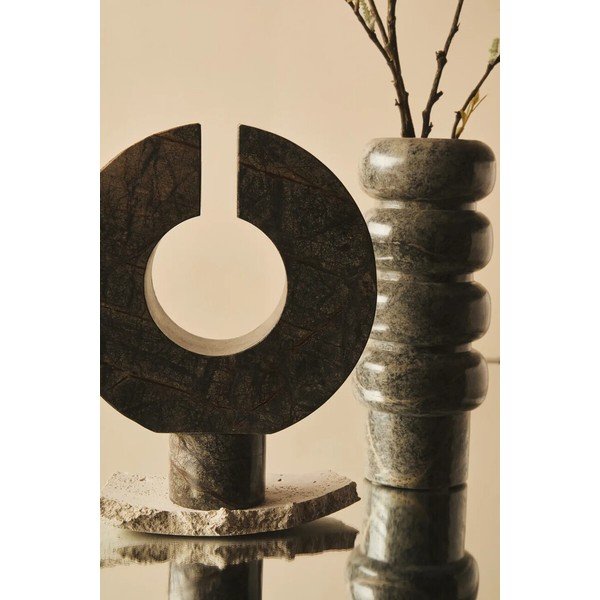 Zelena mramorna vaza (visina 25 cm) Fazio – Premier Housewares-image-3
