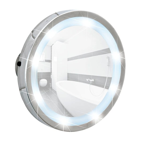 Kozmetičko zrcalo s LED svjetlom s vakuumskim zakačkama Wenkoo Mosso
