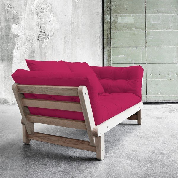 Karup Beat Beech / Pink kauč na razvlačenje-image-1