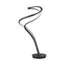 Crna LED stolna lampa s metalnim sjenilom (visina 56 cm) Nala – Trio Select