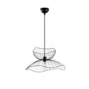 Crna viseća svjetiljka s metalnim sjenilom ø 50 cm Farac – Opviq lights