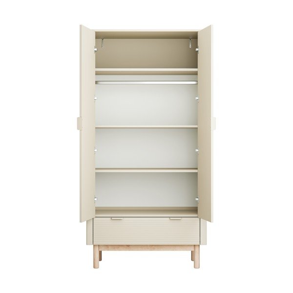Krem dječja garderoba 100x52 cm Miloo – Pinio-image-3