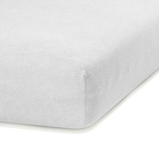 Bijela plahta s gumom od frotira 140x200 cm Ruby – Restilo