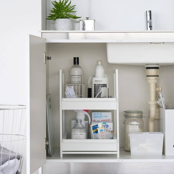 Bijela metalna dodatna kuhinjska polica 30x42 cm Tower – YAMAZAKI-image-4