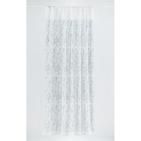 Bijelo-plava prozirna zavjesa 300x260 cm Urma – Mendola Fabrics-image-3