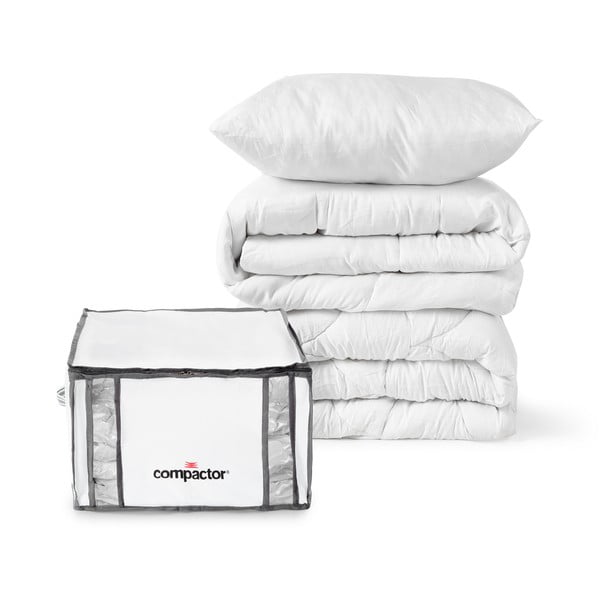 Vakuumske/ojačane tekstilne kutije za pohranu odjeće u setu 2 kom 42x25x25 cm Life – Compactor-image-1