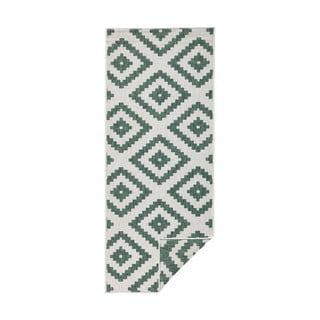 Krem-zeleni vanjski tepih NORTHRUGS Malta, 80 x 345 cm