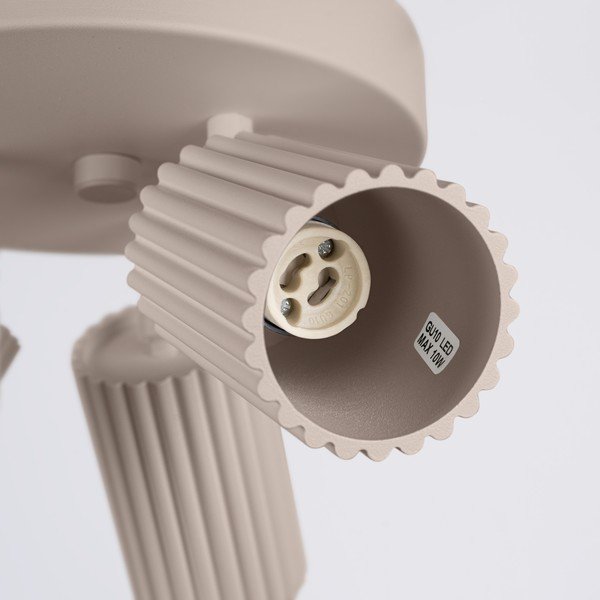 Smeđe-sivi metalni reflektor Gleam – Sollux-image-4