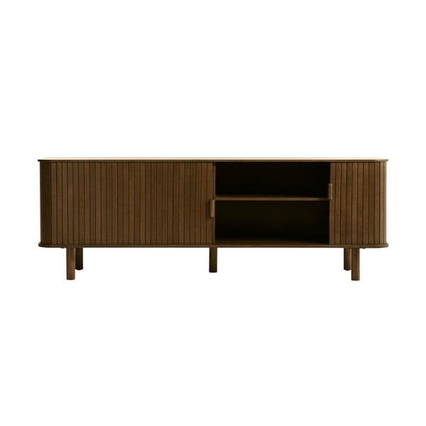 Smeđa TV komoda u dekoru hrasta 56x160 cm Cavo – Unique Furniture-image-1