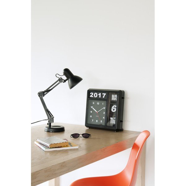 Crna stolna lampa Leitmotiv Hobby, ø 12,5 cm-image-1