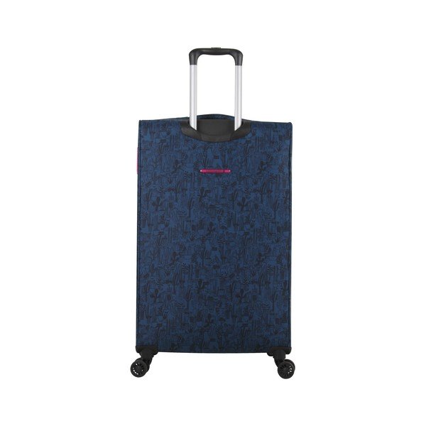 Plavi kofer na četiri kotača Lulucastagnette Teddy Bear, 71 l-image-2