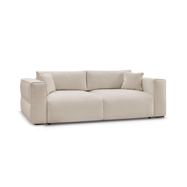 Bež sklopiva/s prostorom za odlaganje sofa 265 cm Ezechiel – Bobochic Paris-image-2