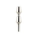 Metalna vaza u sjajno srebrnoj boji (visina 11 cm) BMF – STOFF Nagel