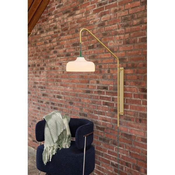 Bijelo-zelena deka 200x140 cm Inlet - Hübsch-image-4