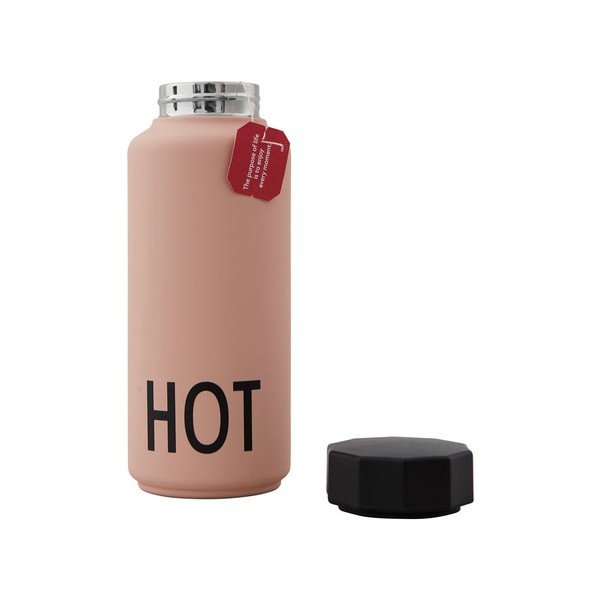 Ružičasta termo boca Design Letters Hot, 500 ml-image-3