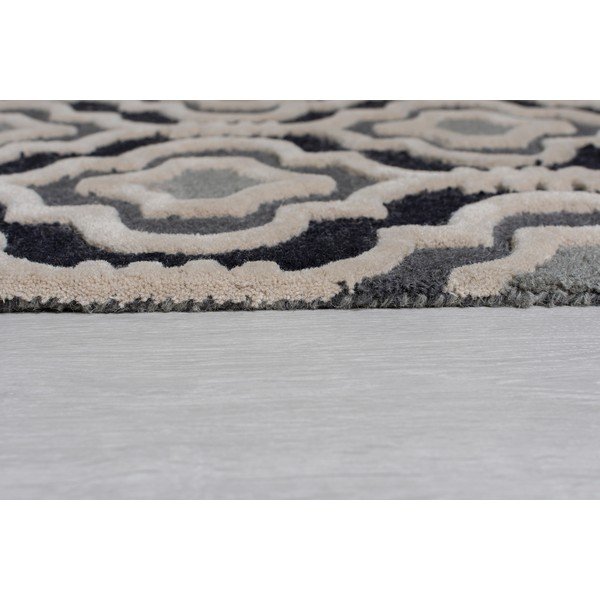 Sivi vuneni tepih 290x200 cm Moorish Amira - Flair Rugs-image-4