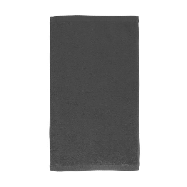 Pamučni ručnik tamno sive boje Boheme Alfa, 30 x 50 cm