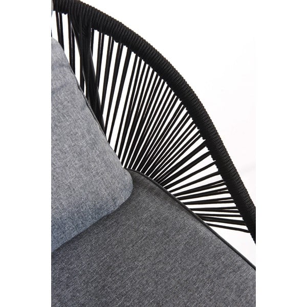 Crni vrtni trosjed Bonami Selection North-image-3