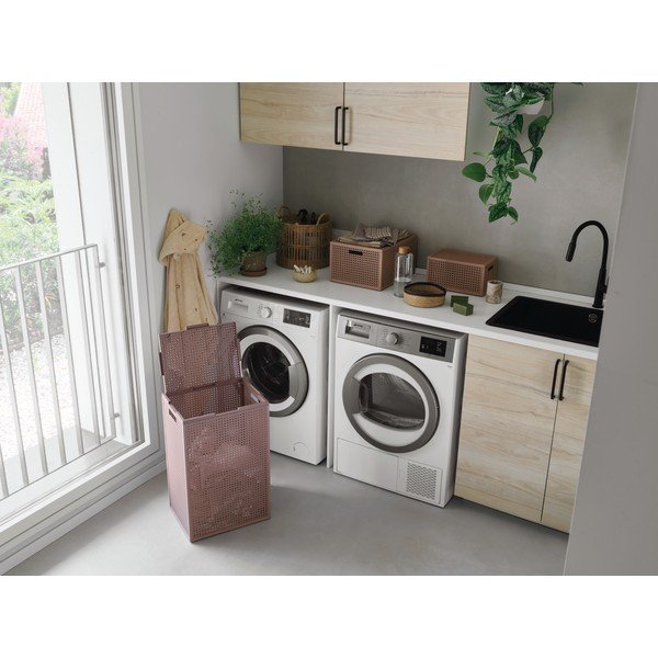 Prljavo roza košara za rublje od reciklirane plastike 60 l Kaya – Curver-image-2