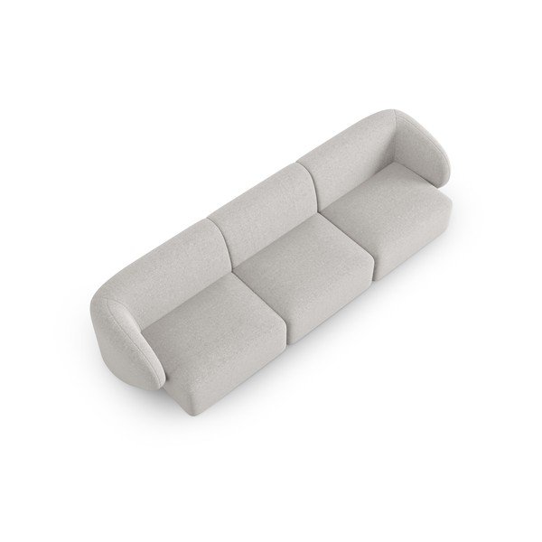 Svijetlo siva sofa od šenila 266 cm Paolo – Milo Casa-image-1
