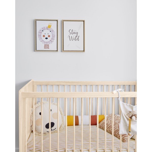 Bež pamučna navlaka za dječji jastuk Kave Home Uriana, ø 45 cm-image-2