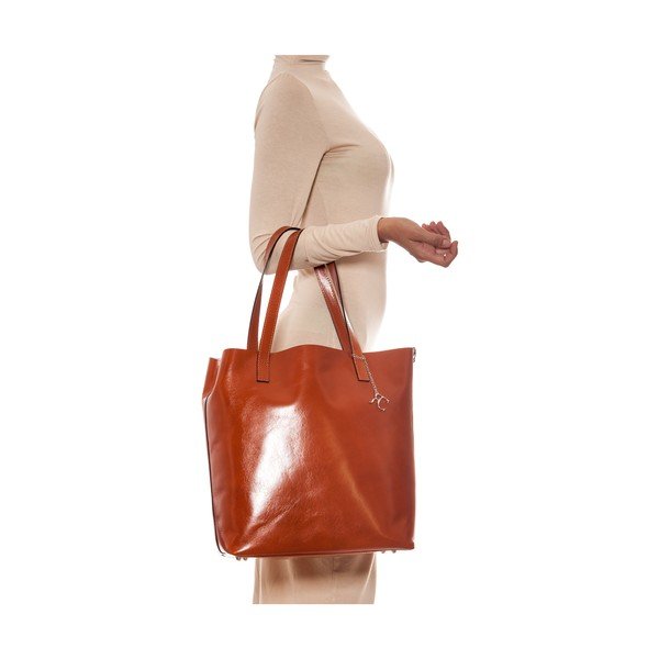 Kožna torbica Renata Corsi 3001 Cognac-image-1