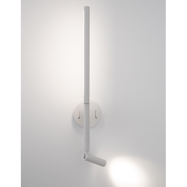 Mat bijela LED zidna lampa aluminijska sa savitljivom konstrukcijom Handy – Nova Luce-image-1