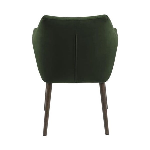 Zelena podstavljena blagovaonska stolica s naslonima za ruke Nora – Actona-image-3