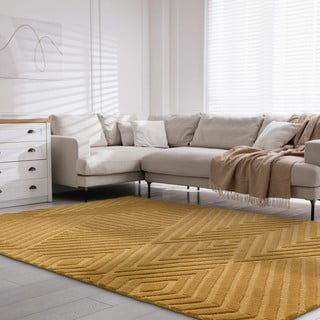Oker žuti vuneni tepih 200x290 cm Hague – Asiatic Carpets