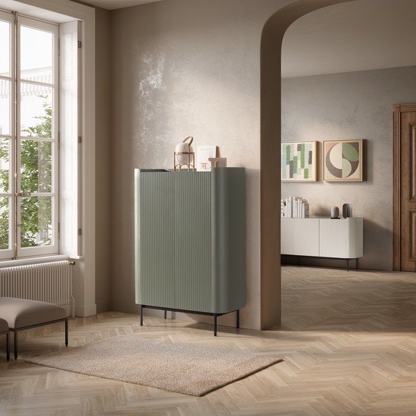 Zeleni ormarić 100x140x40 cm Willa – MOME-image-1