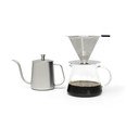 Moka lonac za pripremu kave od nehrđajućeg čelika u srebrnoj boji 500 ml Slow Coffee – Leopold Vienna