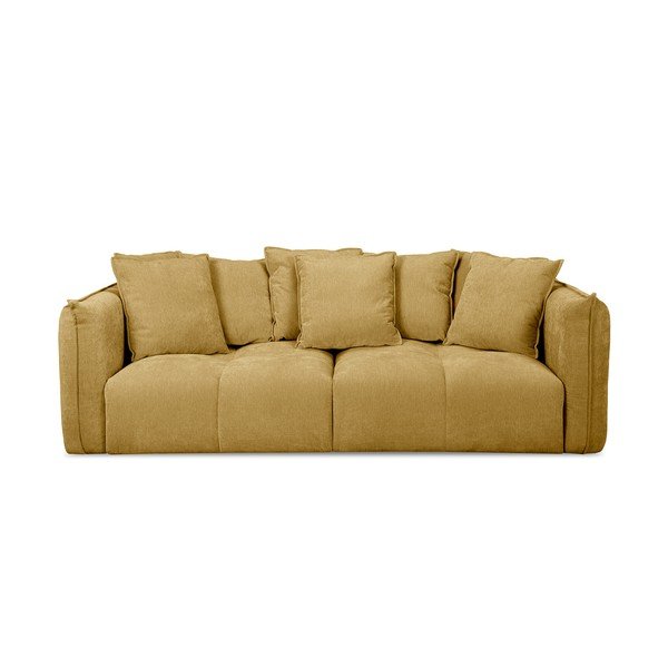 Žuta  sofa od šenila Harlem – Bobochic Paris