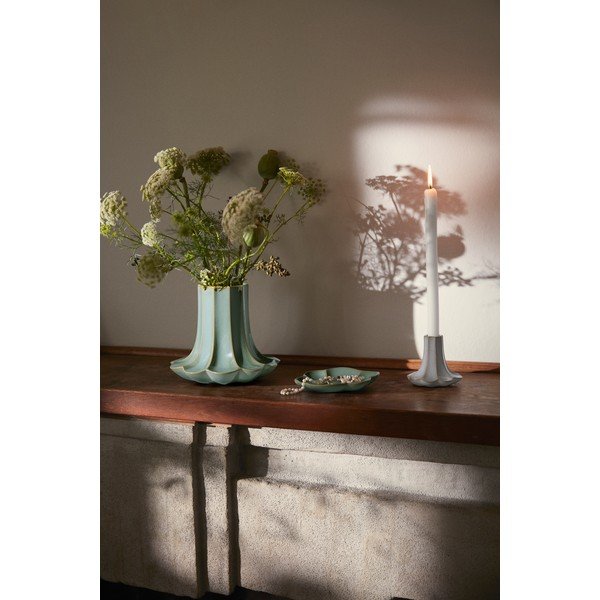 Svijetlo zelena keramička vaza (visina 20,5 cm) Kantarel – Kähler Design-image-4