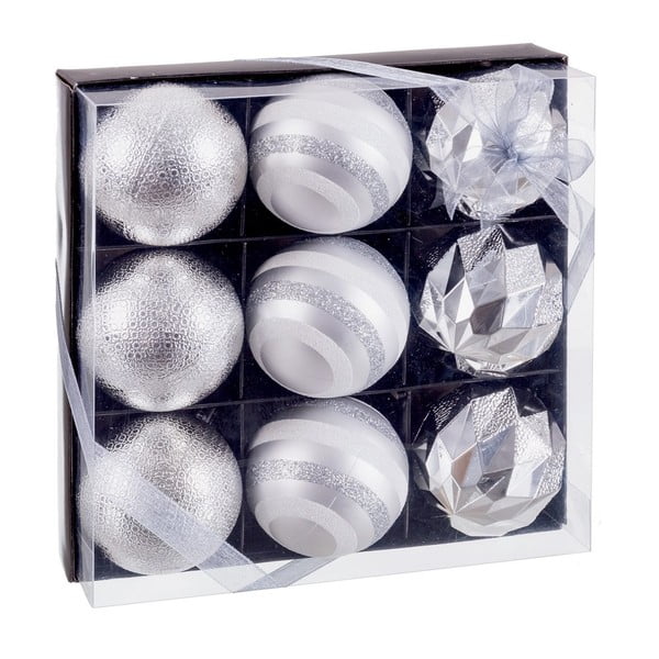 Božićni ukrasi u setu 9 kom ø 6 cm – Casa Selección