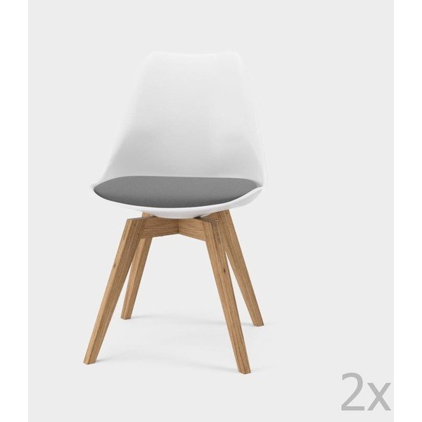 Set od 2 sive blagovaonske stolice Tenzo Bess-image-2