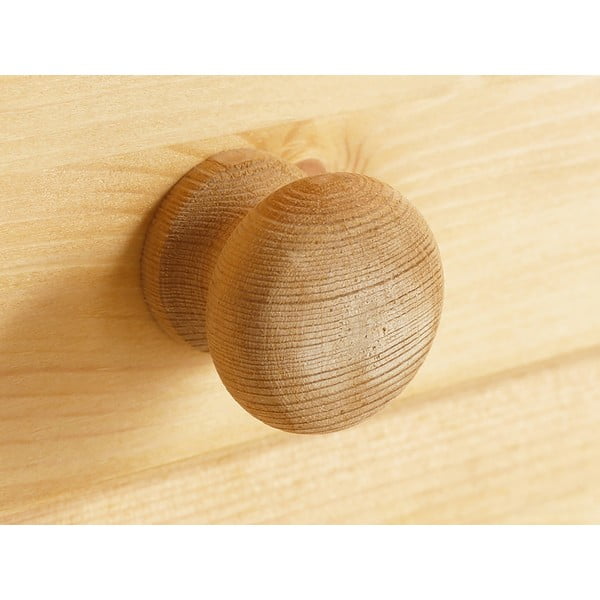 Vitrina od masivnog bora u prirodnoj boji 95x35 cm Lisa – Støraa-image-1