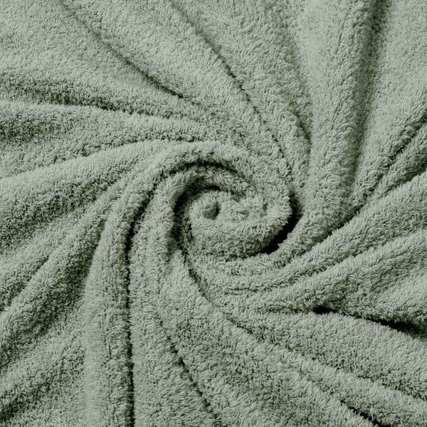 Zelena posteljina za bračni krevet/za produženi krevet od mikropliša 240x220 cm Helena – douceur d'intérieur-image-3