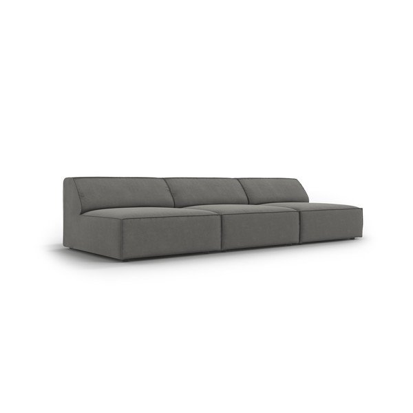 Siva baršunasta sofa 240 cm Jodie – Micadoni Home-image-3