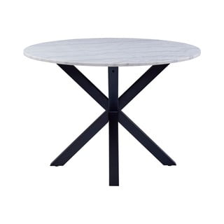 Blagovaonski stol s mramornom pločom Actona Heaven, ⌀ 110 cm
