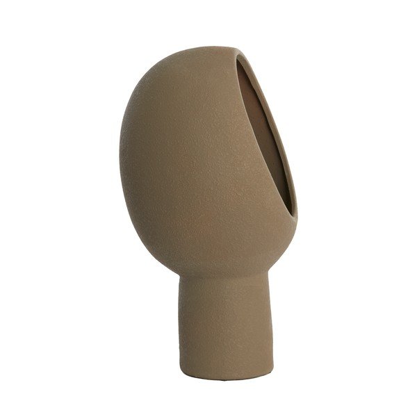 Tamno smeđa stolna lampa s keramičkim sjenilom (visina 46 cm) Monk – Light & Living-image-3