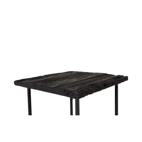 Pomoćni stolić s pločom od egzotičnog drveta Canett Hayes Will, dužine 50 cm-image-2