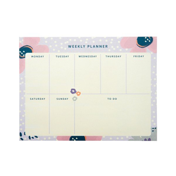 Busy B Planner Pretty / Floral, 60 listova