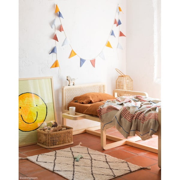 Krem periv/ručno rađen pamučan tepih 70x100 cm Mini Bereber – Lorena Canals-image-1