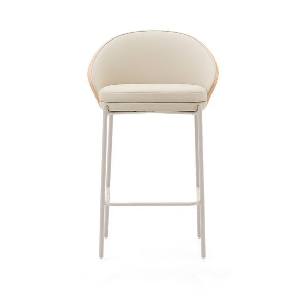 Bež/u prirodnoj boji barska stolica (visine sjedala 65 cm) Eamy – Kave Home-image-4