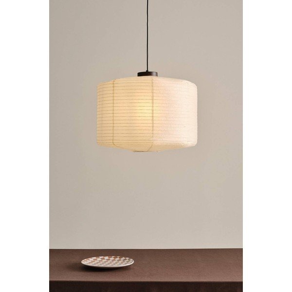 Bež papirnata viseća svjetiljka ø 60 cm Siv – Jotex-image-1
