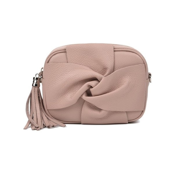 Puderasto ružičasta kožna torbica Robert M Claire