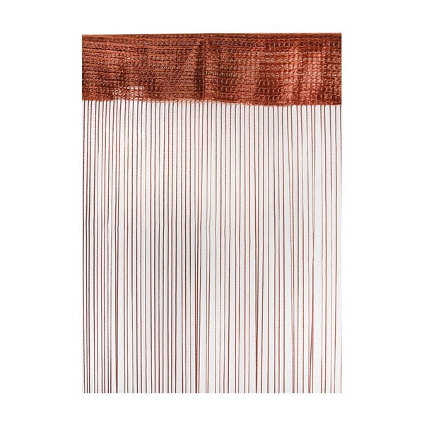 Prozirna zavjesa u bakrenoj boji 140x285 cm String – Mendola Fabrics-image-1