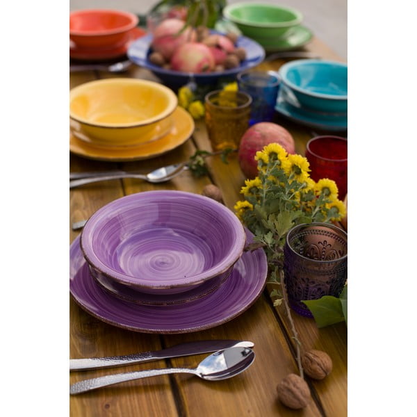 Set od 18 komada zemljanih tanjura VDE Tivoli 1996 Baita-image-2